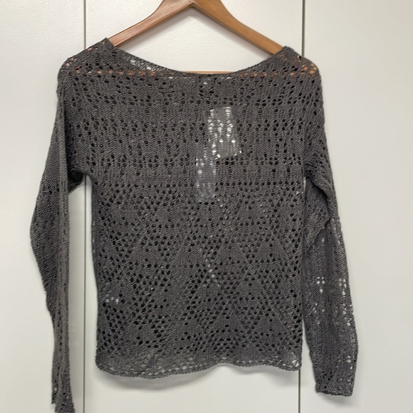 NWT Backdrop Pewter sweater - Picture 3 of 5